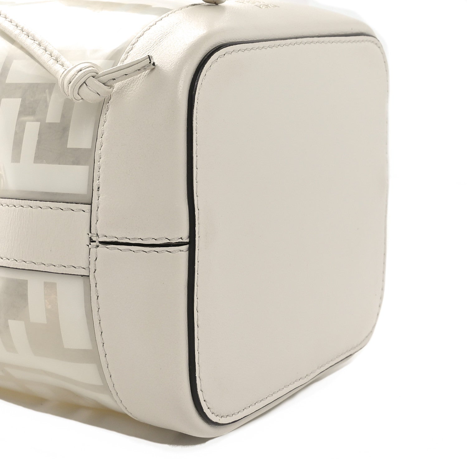 Fendi TPU FF Vitello Grace F is Fendi Mini Mon Tresor Bucket Bag White 9 of 10