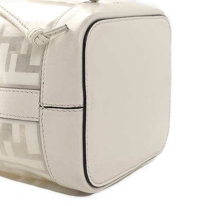 Fendi TPU FF Vitello Grace F is Fendi Mini Mon Tresor Bucket Bag White 9 of 10