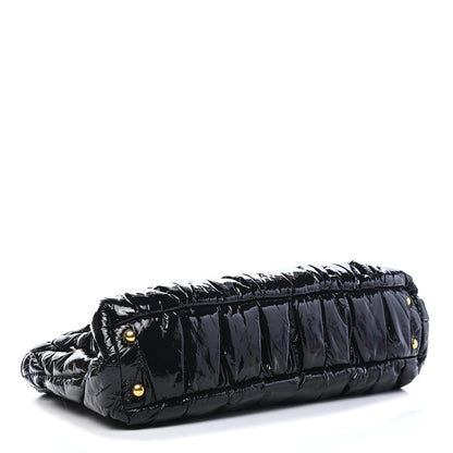 Miu Miu Patent Matelasse Shoulder Bag Black 4 of 9