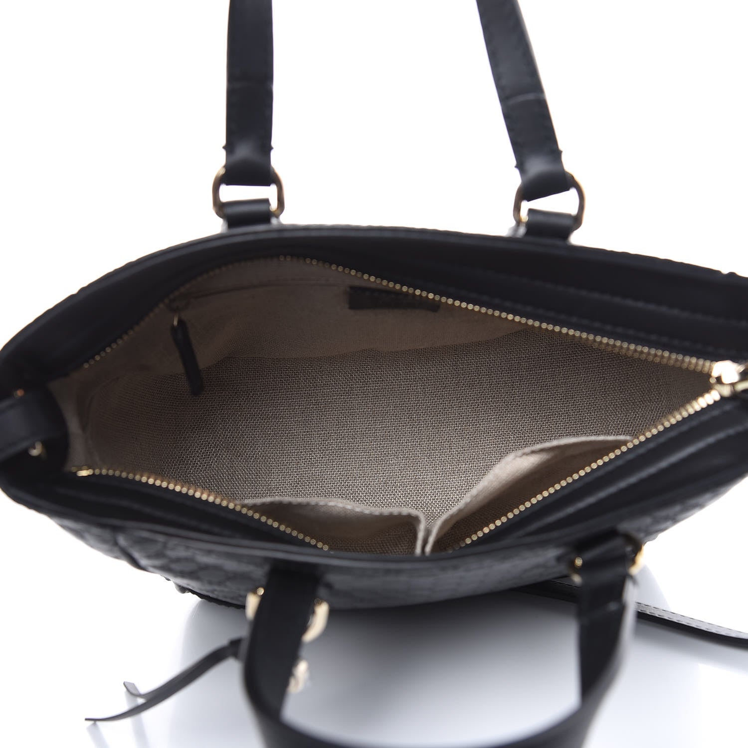 Gucci Microguccissima Small Bree Tote Black 5 of 9