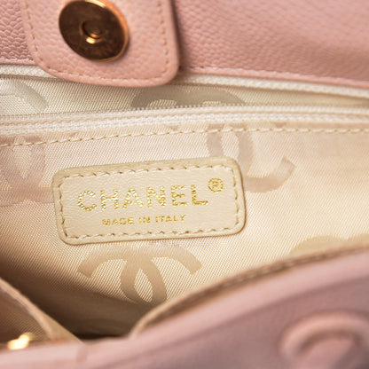 Chanel Caviar CC Tote Pink 6 of 16