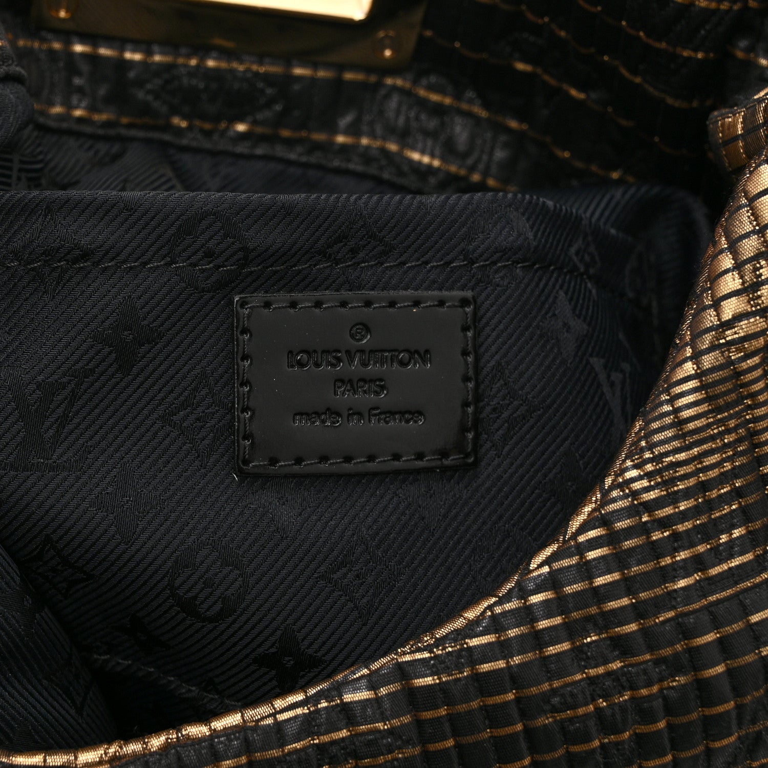 Louis Vuitton Jacquard Quilted Monogram Altair Clutch Bronze 7 of 11