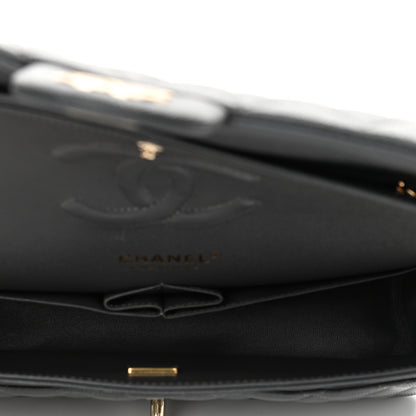 Chanel Caviar Quilted Medium Double Flap Dark Grey 5 of 12