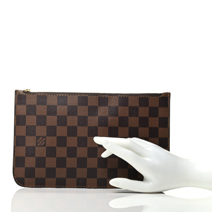 Louis Vuitton Damier Ebene Neverfull MM GM Pochette 2 of 7