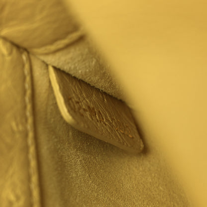 Christian Dior Ostrich Micro Lady Dior Yellow 11 of 19