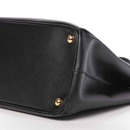 Prada Saffiano Medium Galleria Double Zip Tote Black 7 of 10