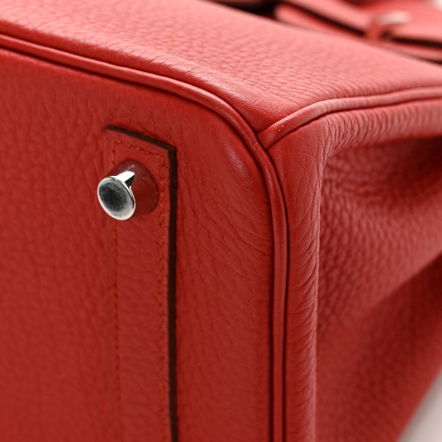 Hermes Togo Birkin 25 Vermillion 11 of 14