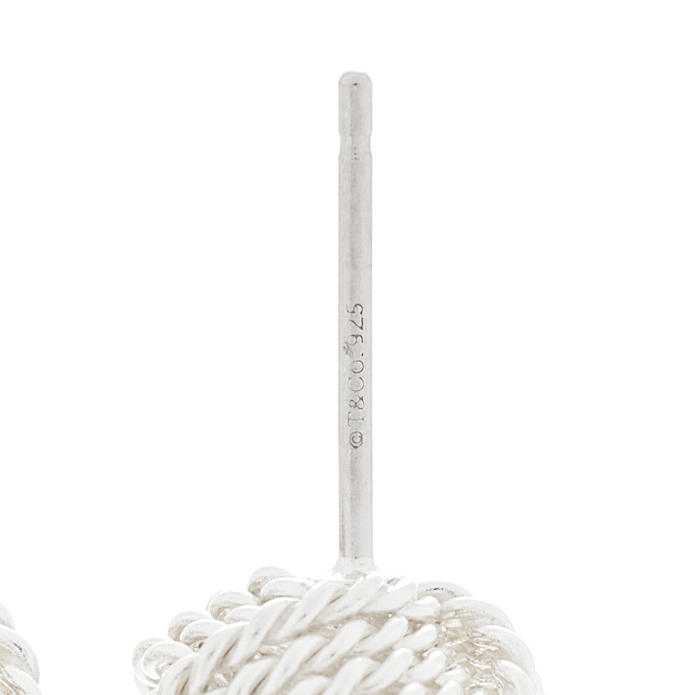 Sterling Silver Twist Knot Earrings
