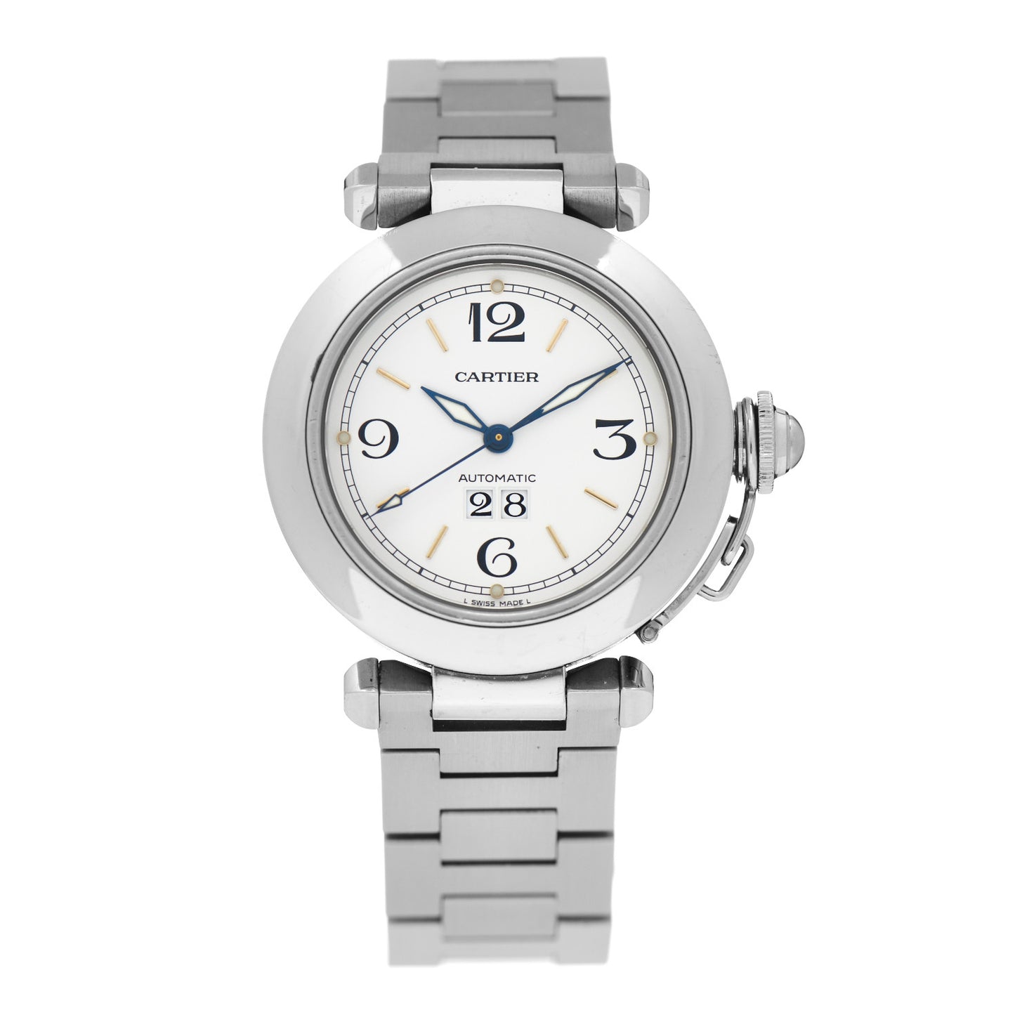Stainless Steel 35mm Pasha C Big Date Automatic Watch