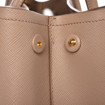 Prada Saffiano Cuir Medium Double Bag Cammeo 11 of 12