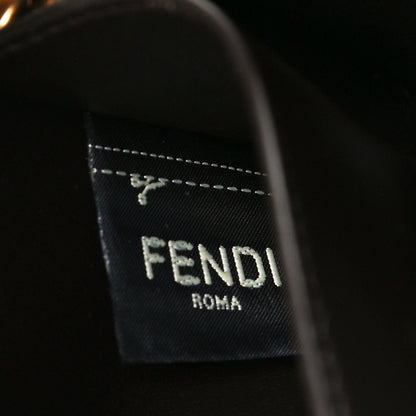 Fendi Vitello King Nubuck Pequin Karligraphy Pocket Shoulder Bag Rosso Cardinale Tobacco Moro 8 of 13