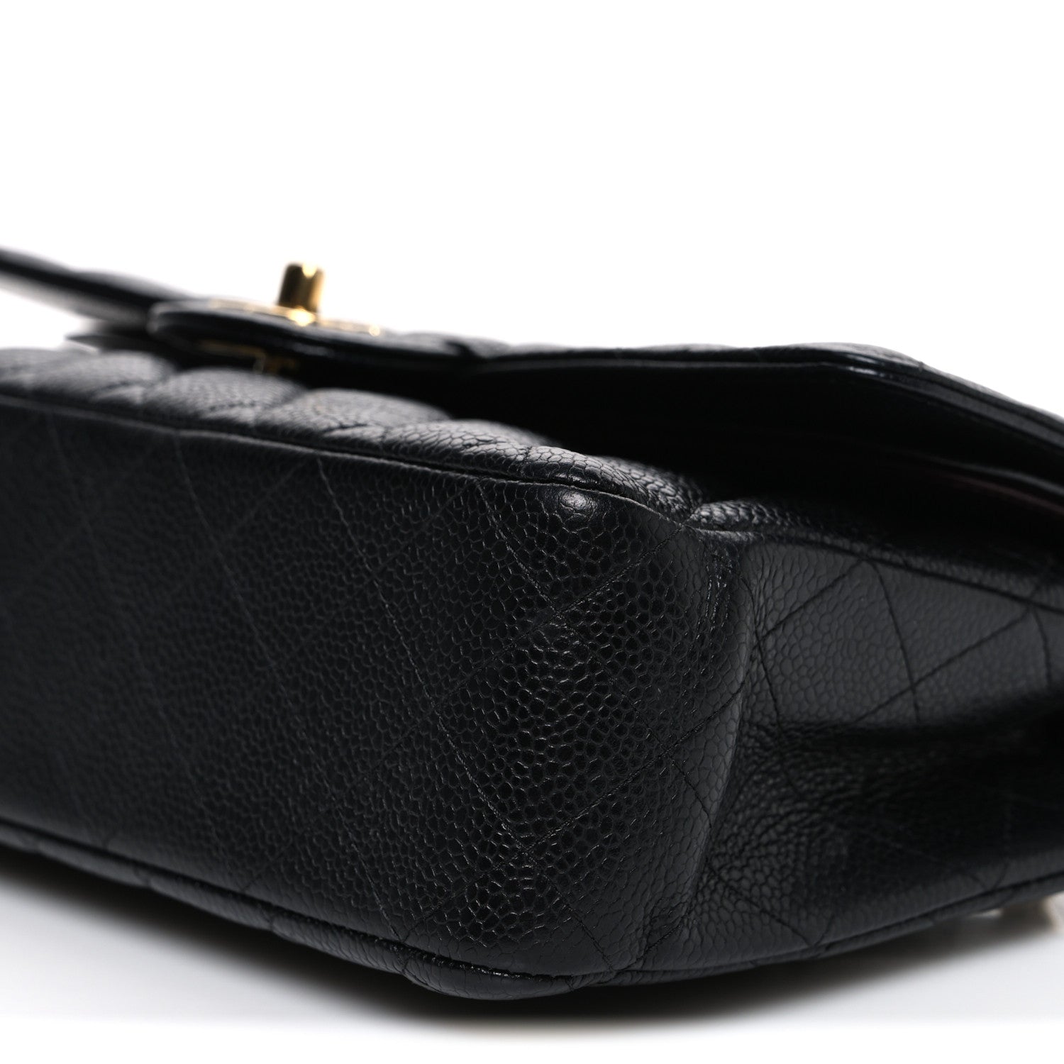 Chanel Caviar Quilted Medium Double Flap Black 9 of 9