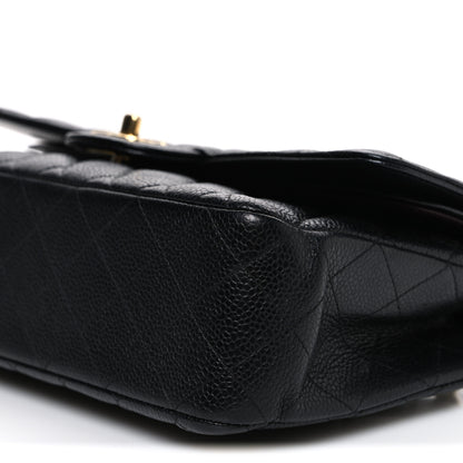 Chanel Caviar Quilted Medium Double Flap Black 9 of 9