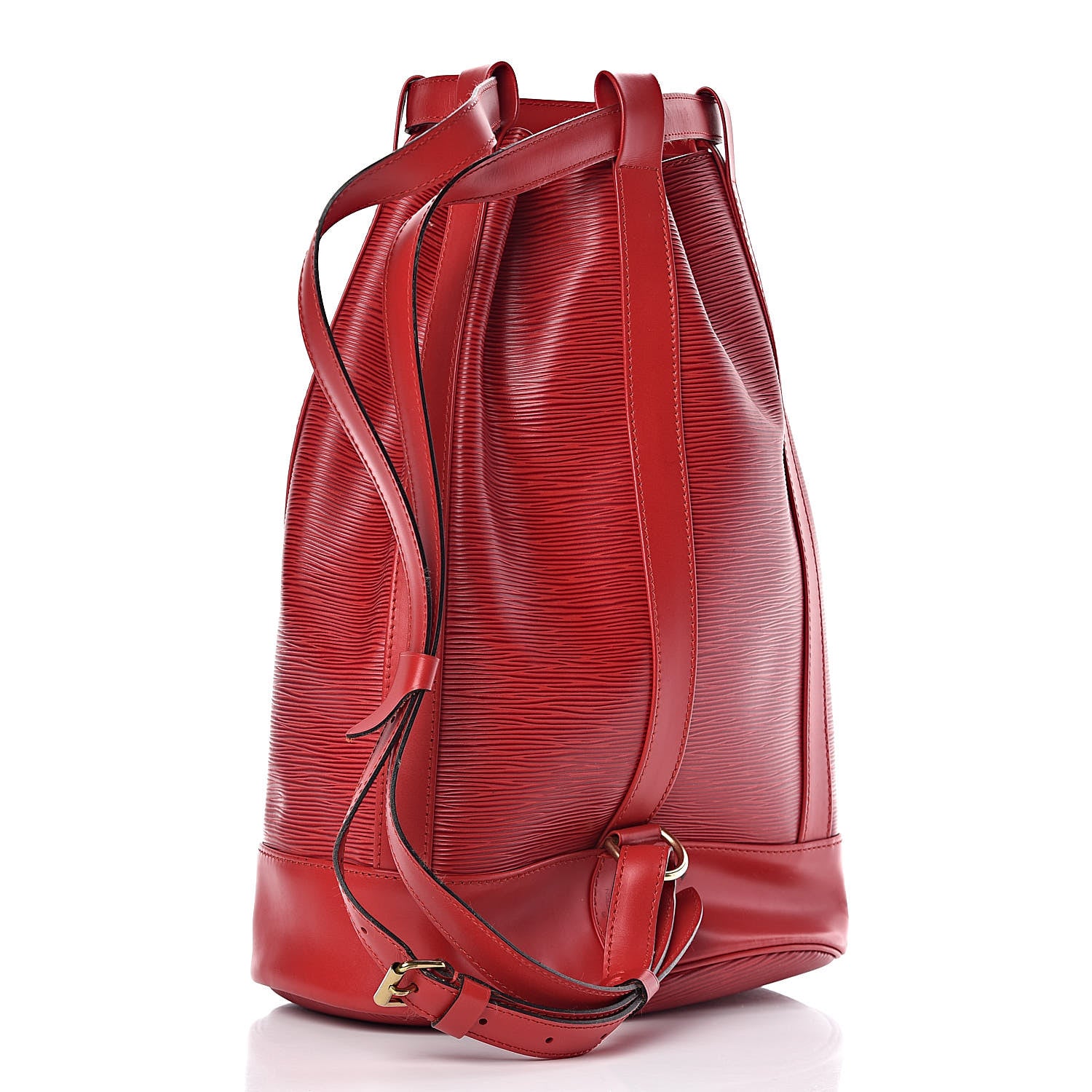 Louis Vuitton Epi Randonnee PM Castillan Red 3 of 11