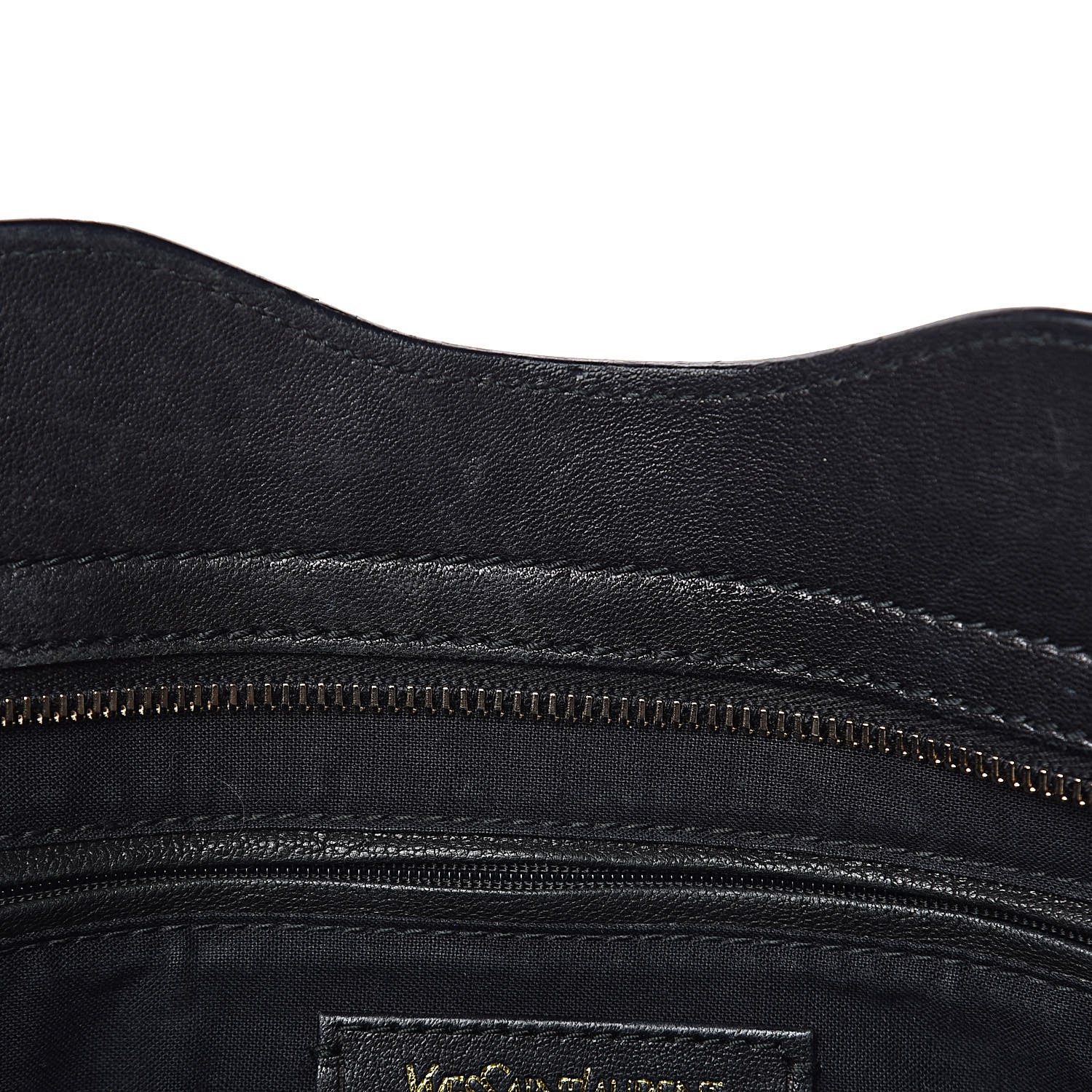 Saint Laurent Sheepskin Medium Cabas ChYc Black 7 of 16