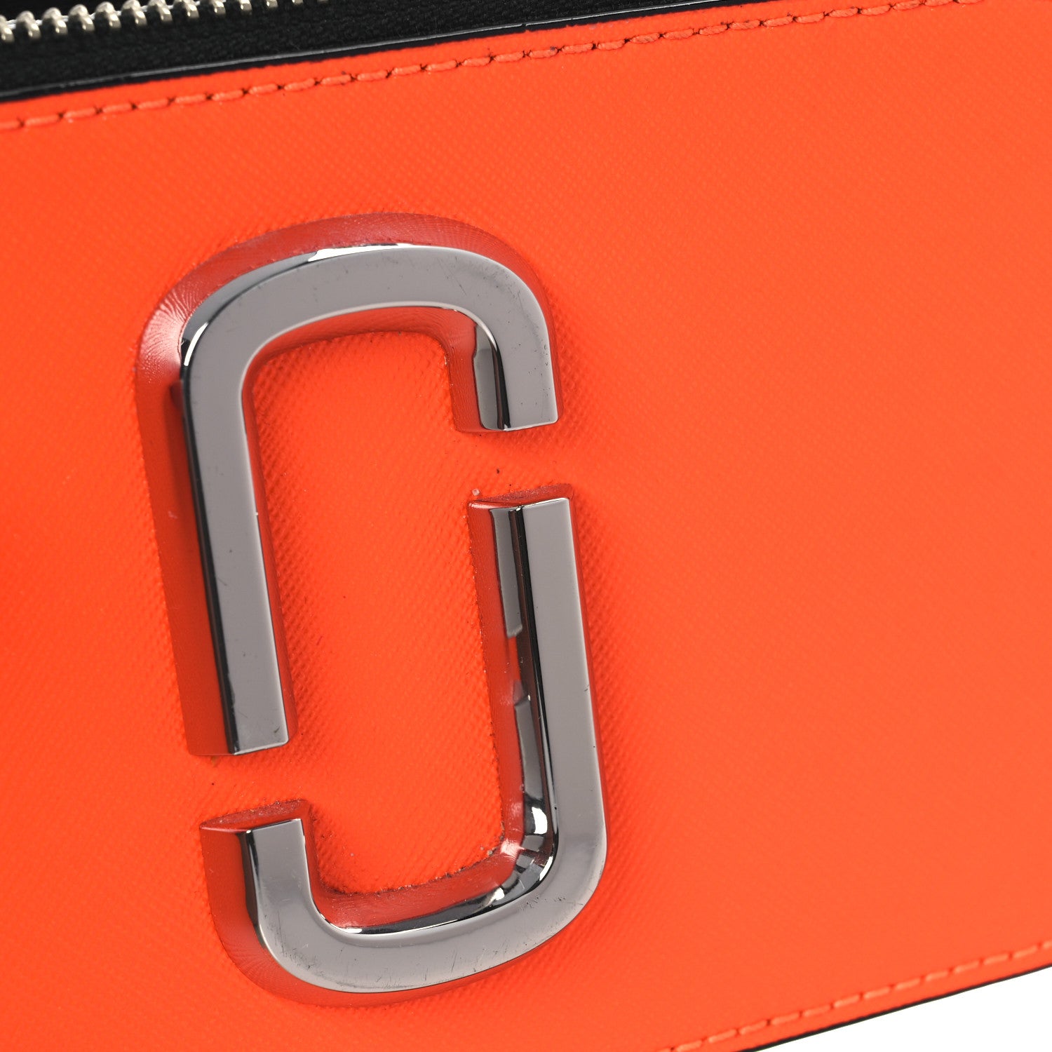 Marc Jacobs Saffiano Small Fluoro Snapshot Camera Bag Neon Orange 12 of 14