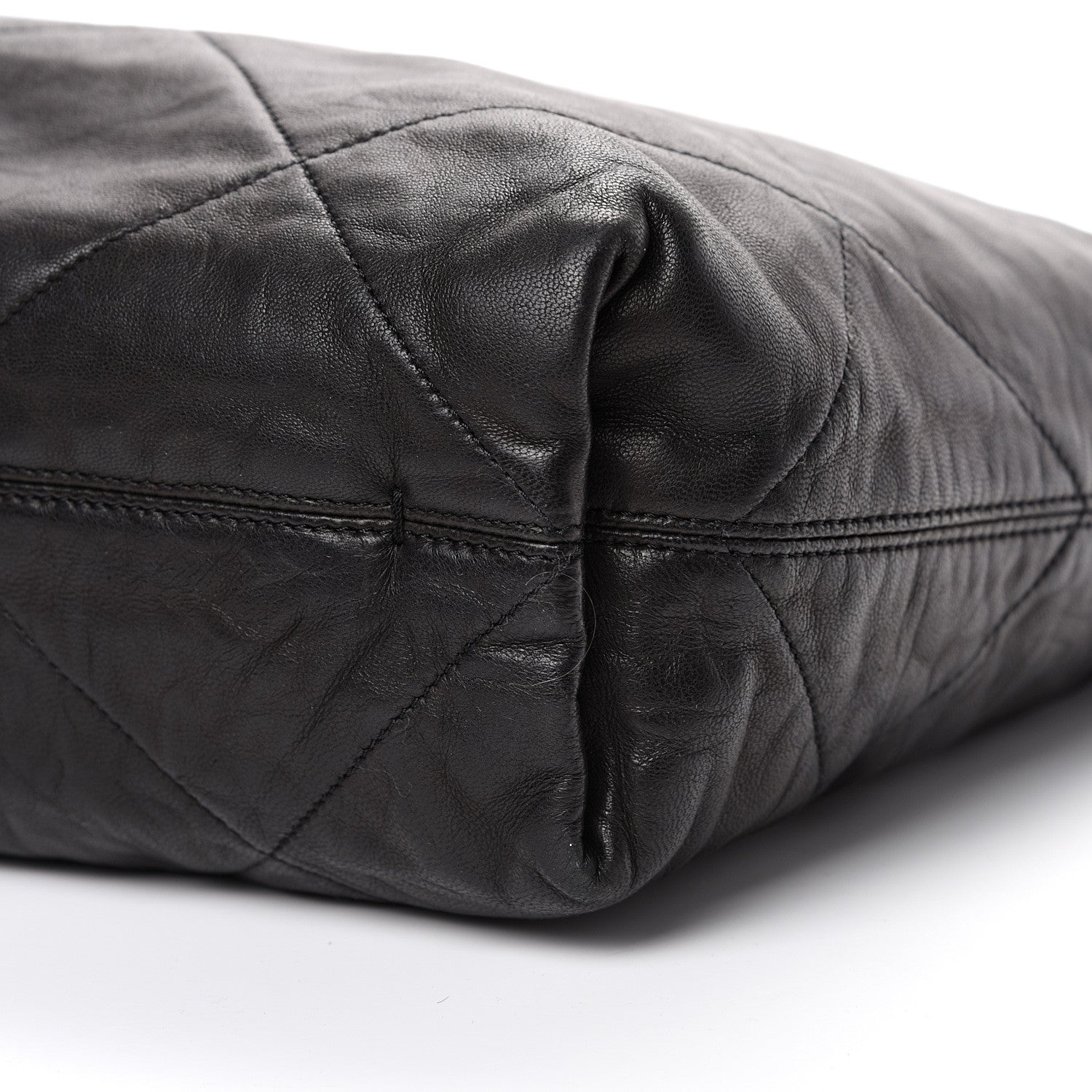 Lanvin Lambskin Quilted Large Amelia Tote Black 8 of 9