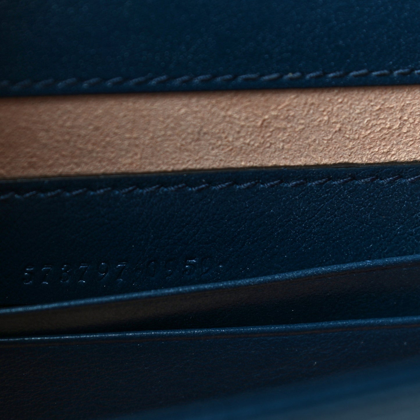 Textured Calfskin Web Mini Rajah Slim Flap Shoulder Bag Blue