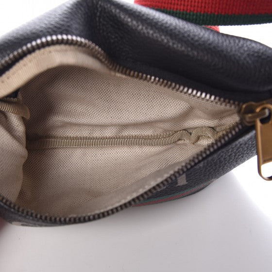 Gucci Grained Calfskin Small Logo Belt Bag Black 5 of 8