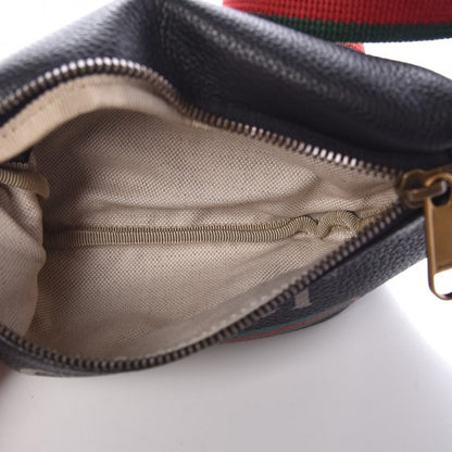 Gucci Grained Calfskin Small Logo Belt Bag Black 5 of 8
