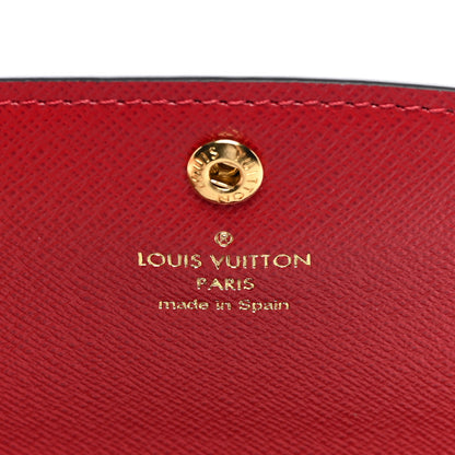 Louis Vuitton Damier Ebene Emilie Wallet Red 6 of 6