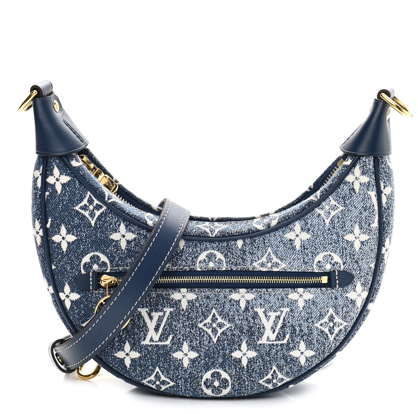 Monogram Jacquard Denim Loop Bleu