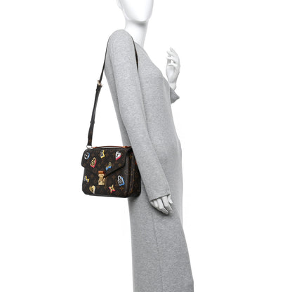 Louis Vuitton Monogram Love Lock Pochette Metis 2 of 14