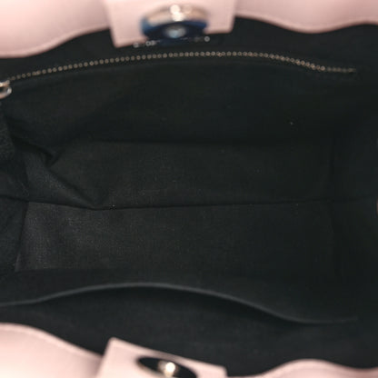 Balenciaga Squared Calfskin Logo North South Shopper Tote XXS Light Rose 5 of 9