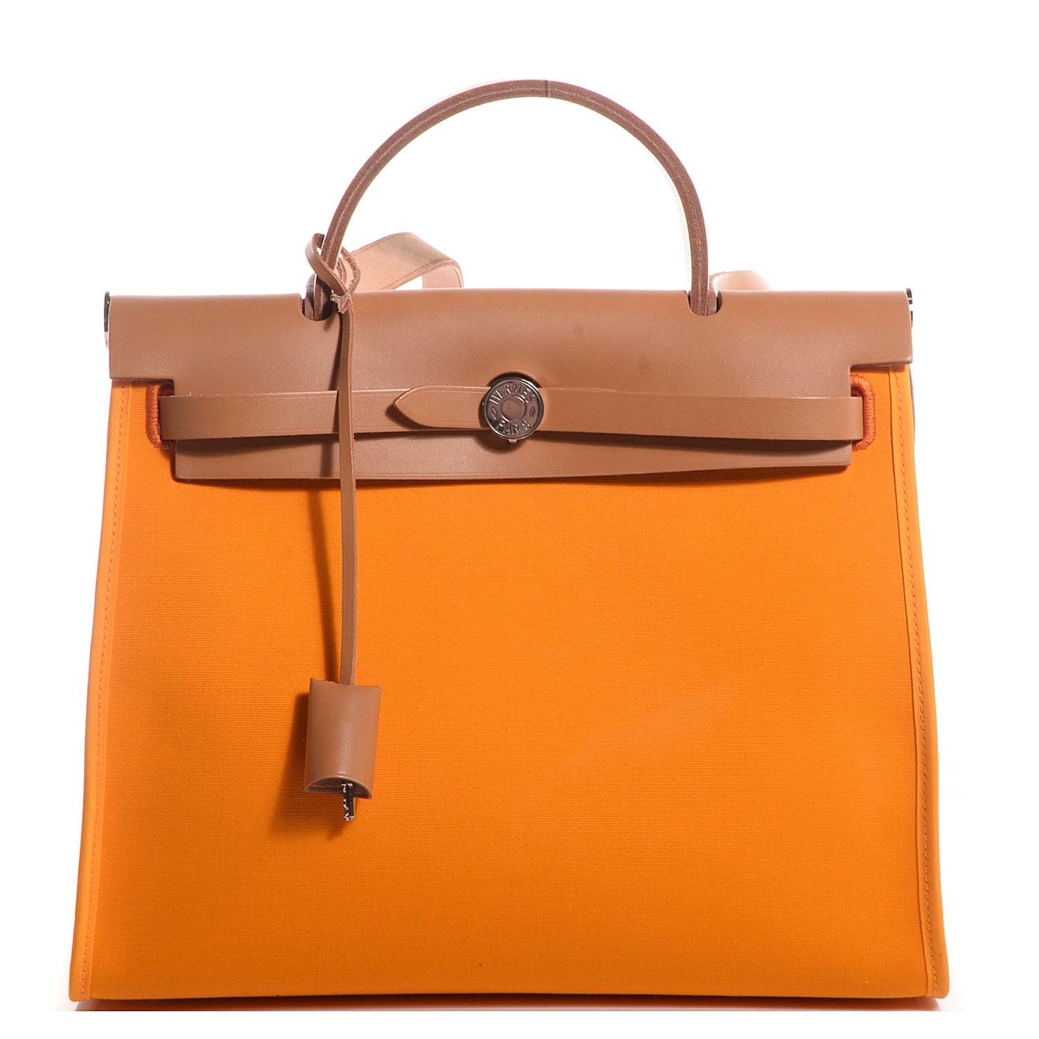 Hermes Toile Herbag Zip 31 PM Jaune d'Or 1 of 18