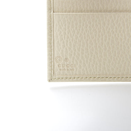 Gucci Dollar Calfskin Interlocking G French Wallet Ivoire 7 of 9