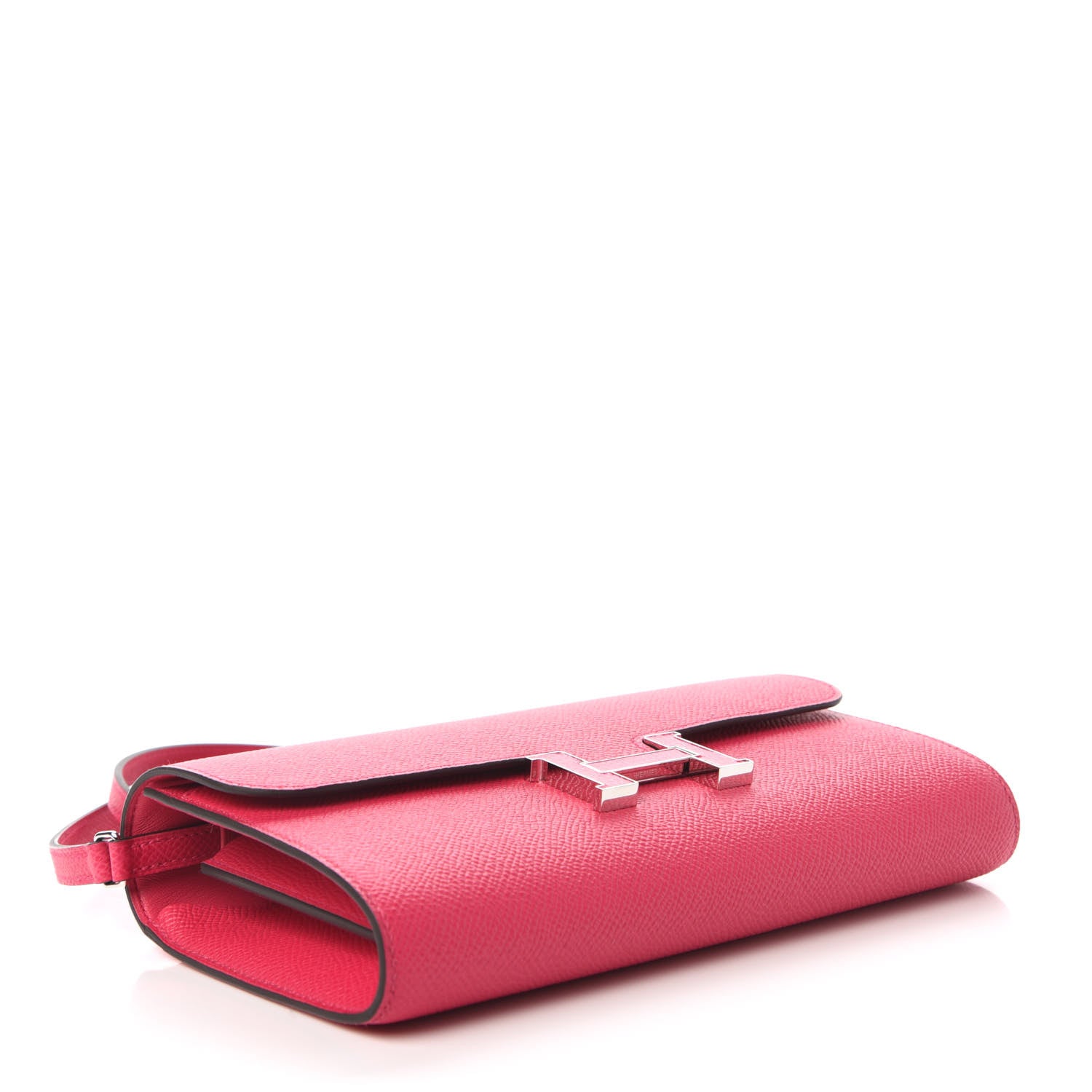 Hermes Epsom Lizard Constance Wallet To Go Rose Mexico 4 of 10