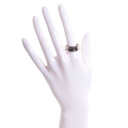 Bulgari 18K White Gold B.Zero Three-Band Ring 57 8 2 of 5