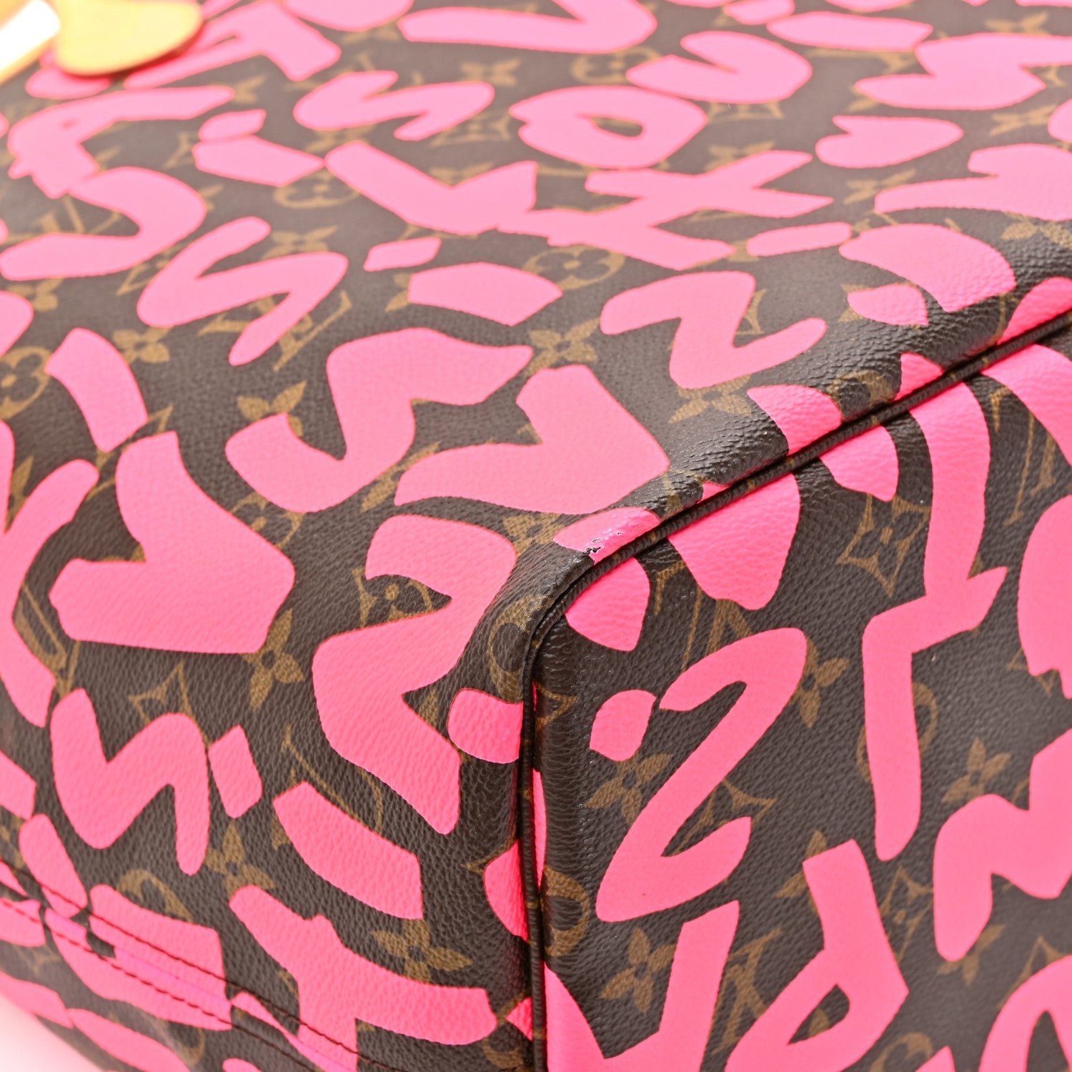 Louis Vuitton Monogram Graffiti Neverfull GM Fuchsia 1874149