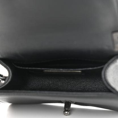 Chanel Galuchat Stingray Mini Boy Flap Black Silver 5 of 10