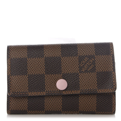 Louis Vuitton Damier Ebene Multicles 6 Key Holder Rose Ballerine 1 of 8