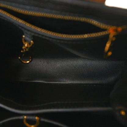 Louis Vuitton Taurillon Capucines PM Black Arizona Beige Ruby Red 5 of 10