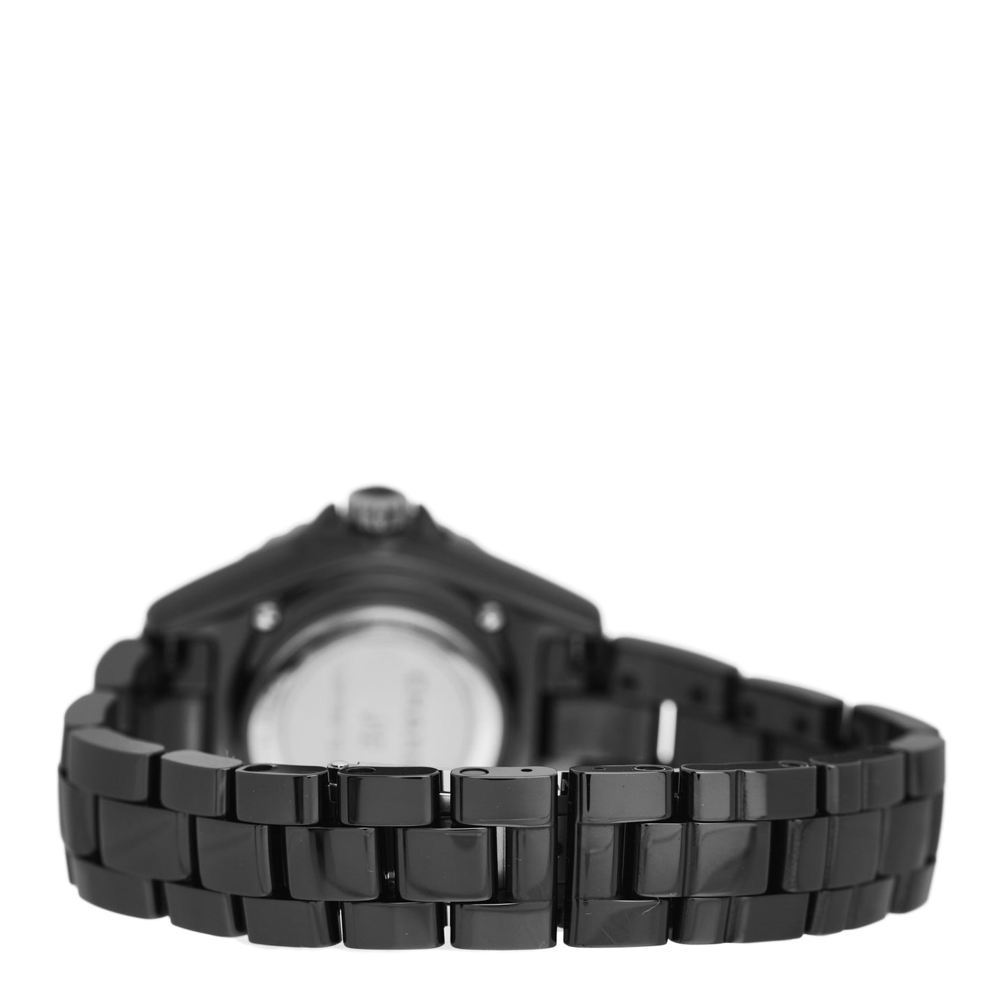 Stainless Steel Ceramic 33mm J12 Electro Quartz Watch Black