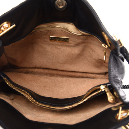 Bottega Veneta Nappa Intrecciato Shoulder Bag Black 5 of 11