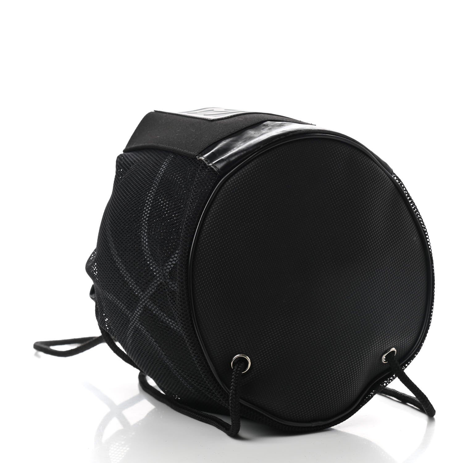 Chanel Rubber CC Basketball with Mesh Case Black Grey 4 of 9