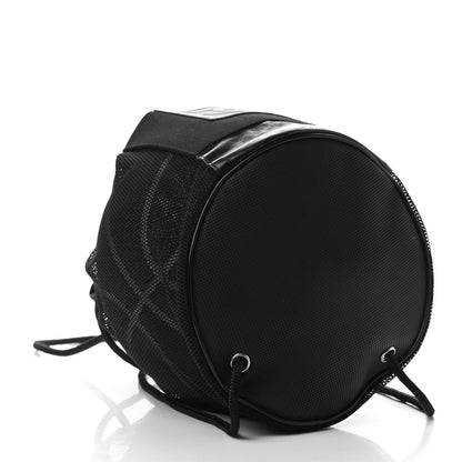 Chanel Rubber CC Basketball with Mesh Case Black Grey 4 of 9