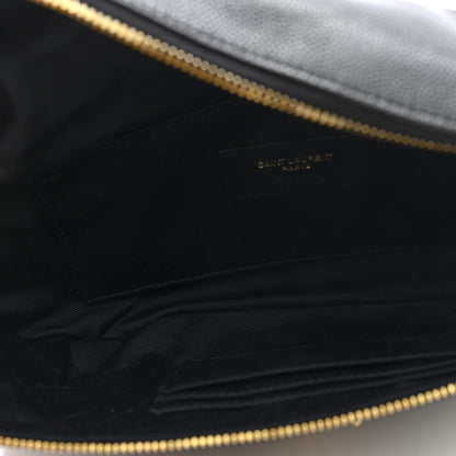 Saint Laurent Grain De Poudre Monogram Belt Bag Black 5 of 9