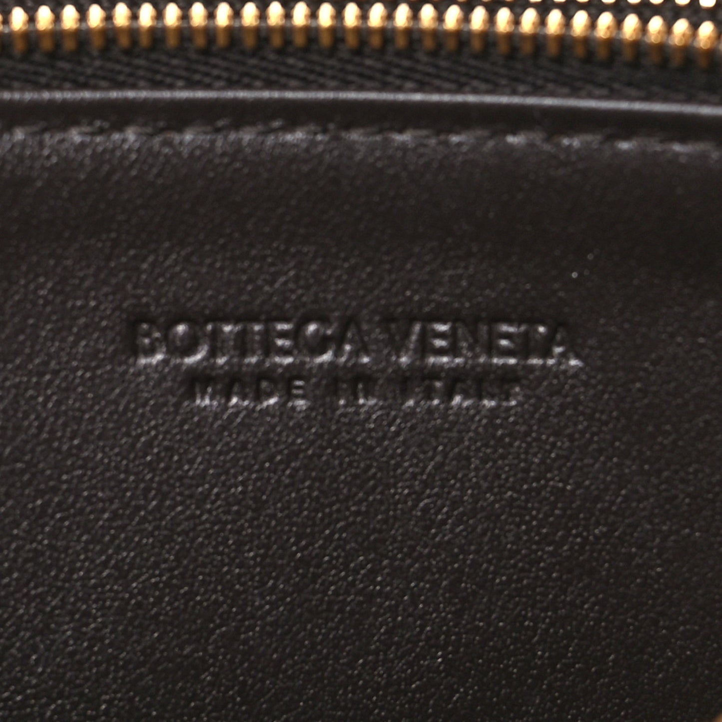 Nappa Maxi Intrecciato Zip Pouch Fondant
