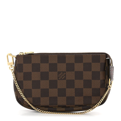 Louis Vuitton Damier Ebene Mini Pochette Accessories 1 of 8
