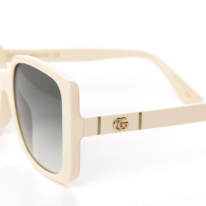 Gucci Acetate Square Frame GG0632S Sunglasses White 8 of 10