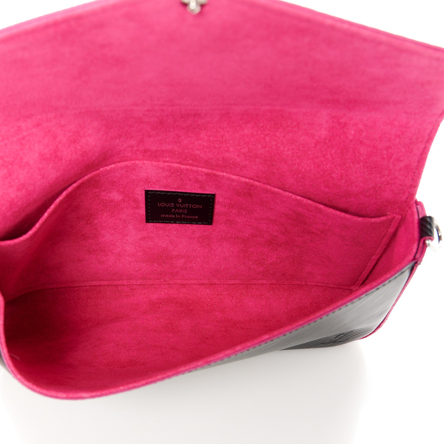 Louis Vuitton Epi Pochette Felicie Black Hot Pink 6 of 15