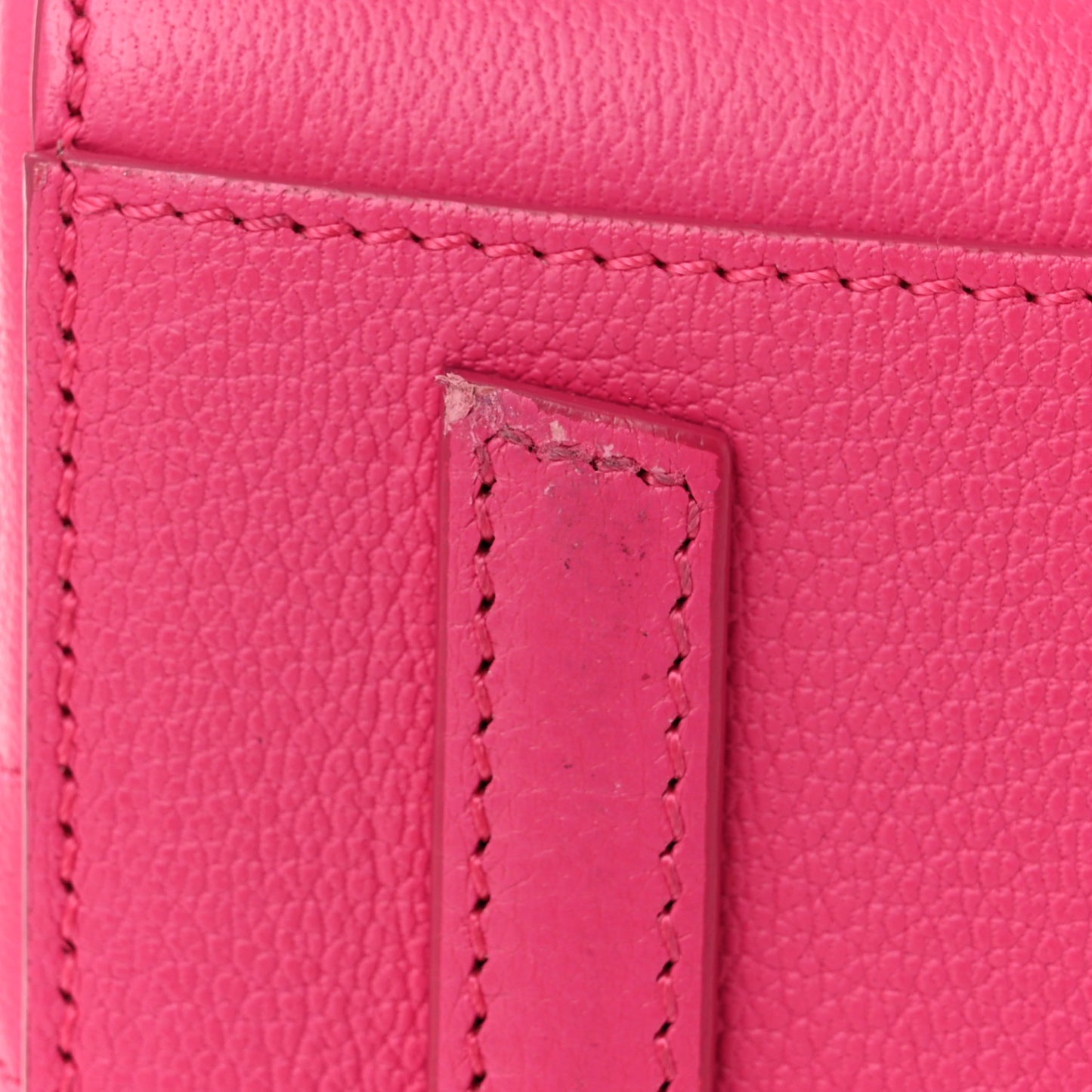 Sugar Goatskin Mini Antigona Neon Pink