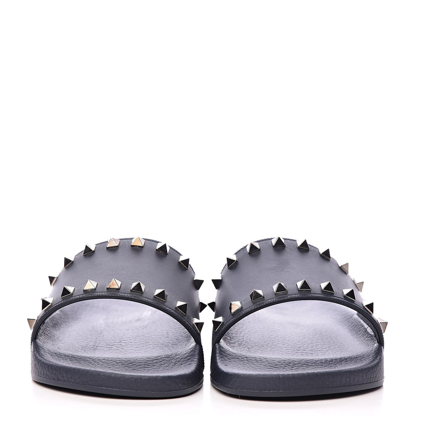 Rubber Rockstud Slide Sandals 40 Marine