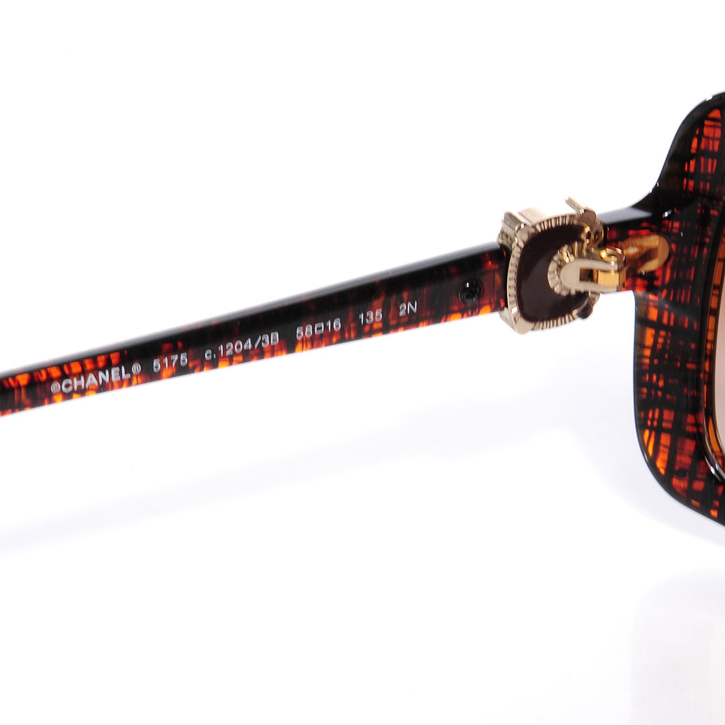 CC Tweed Effect Sunglasses 5175 Brown