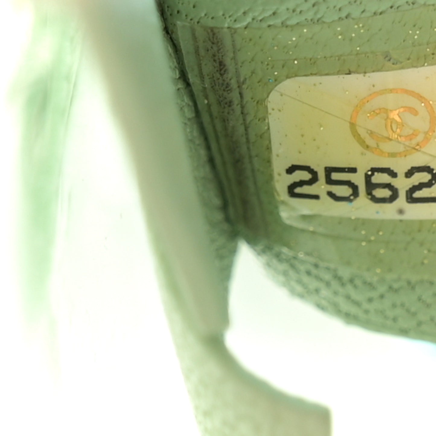 Lambskin PVC Quilted Medium Coco Splash Flap Blue Green