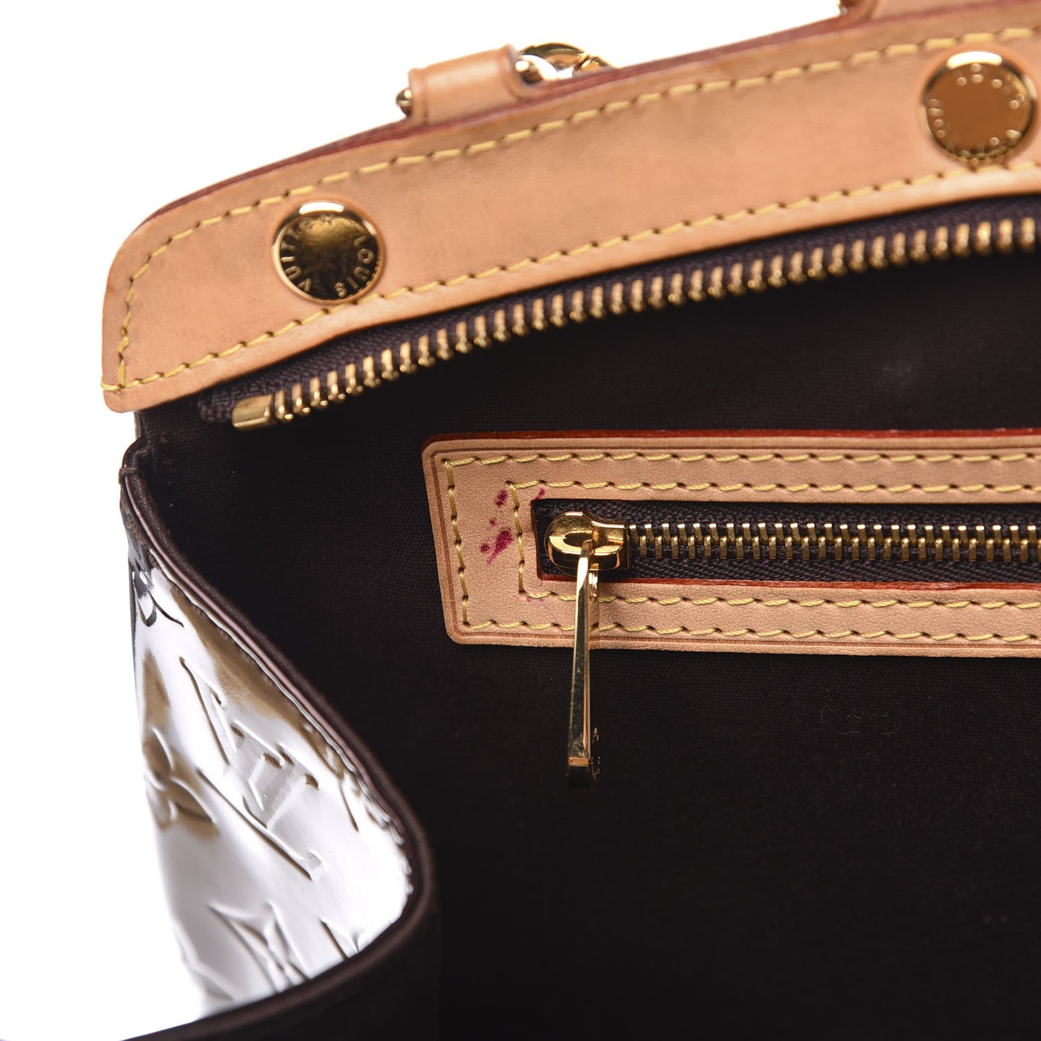 Louis Vuitton Vernis Brea GM Amarante 13 of 13